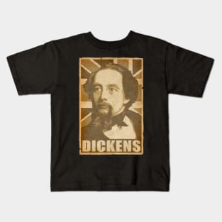 Charles Dickens Union Jack Kids T-Shirt